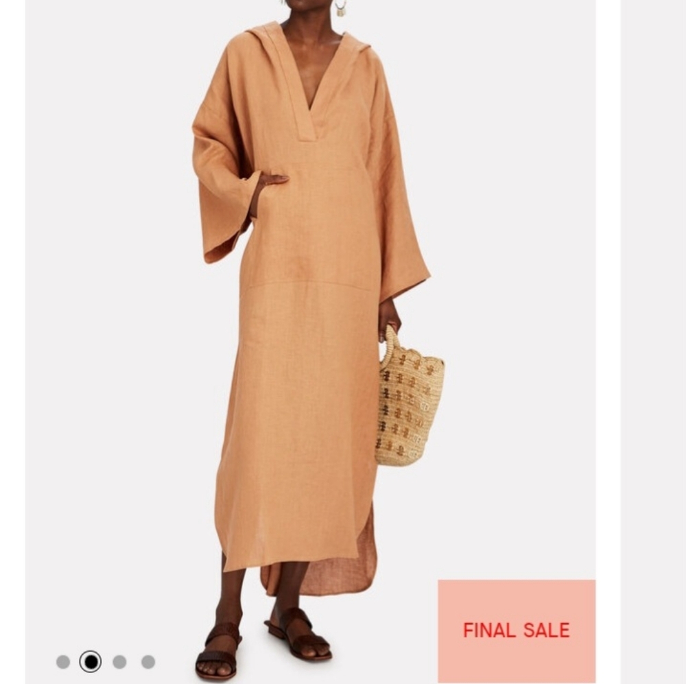 FeNoel 100% Cotton Linen Tunic One Size